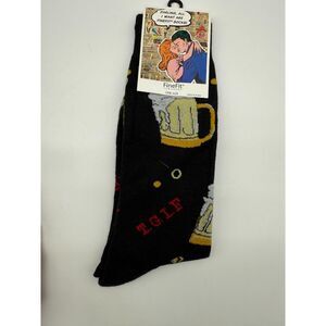 Fine Fit Men's TGIF Novelty Beer Socks